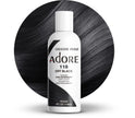 ADORE SEMI-PERMANENT HAIR COLOR - 118 OFF BLACK 4OZ