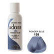 ADORE SEMI-PERMANENT HAIR COLOR - 198 POWDER BLUE 4OZ