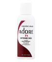 ADORE SEMI-PERMANENT HAIR COLOR - 71 INTENSE RED 4OZ