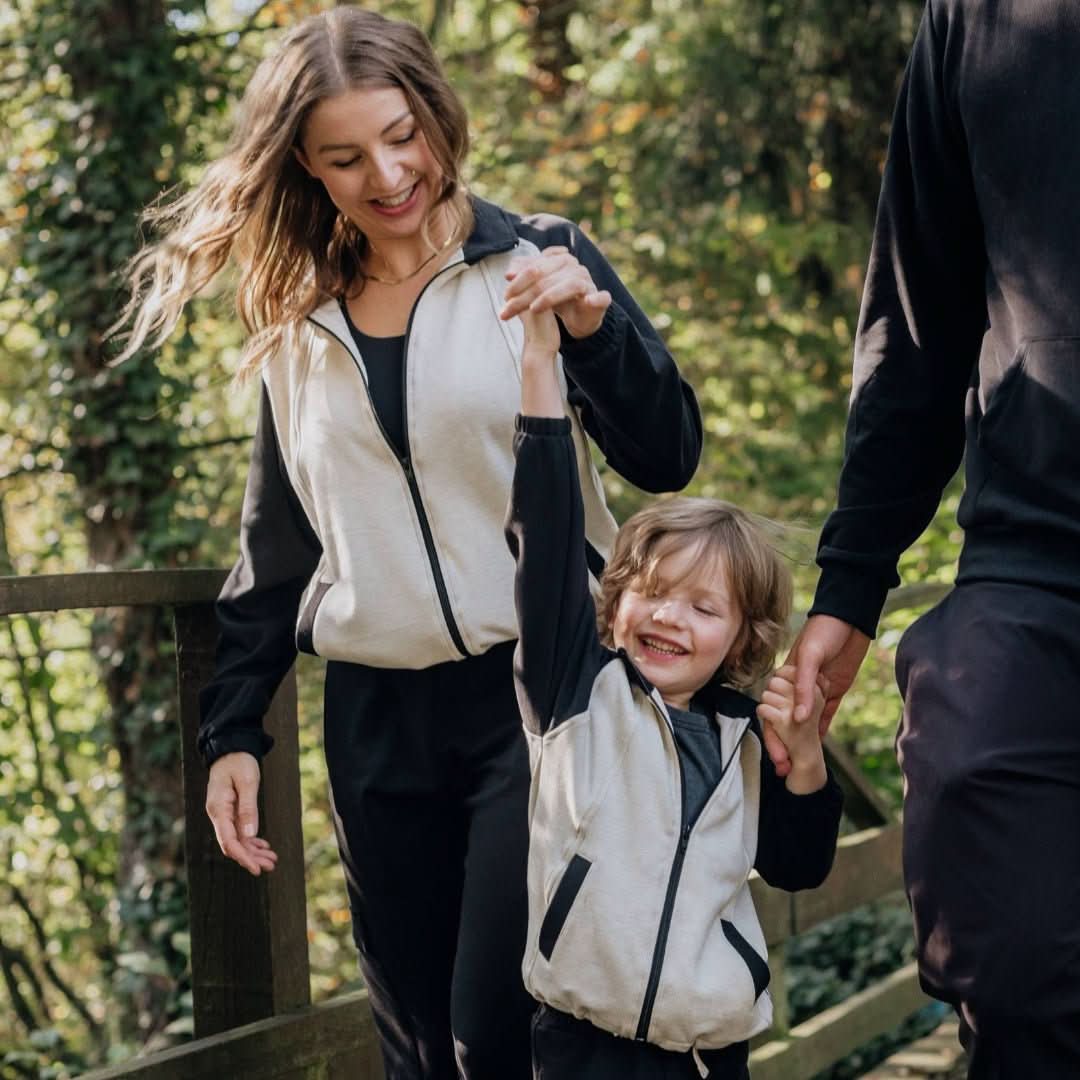 Adult Unisex Bamboo Fleece Bomber Jacket | Burnt Brick
