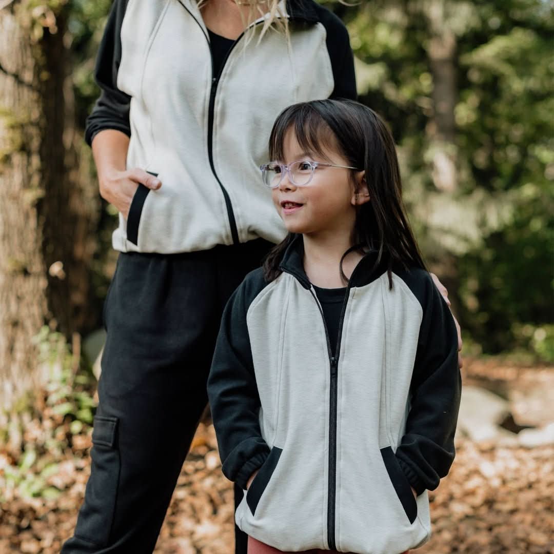 Adult Unisex Bamboo Fleece Bomber Jacket | Burnt Brick