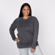 Adult Unisex Bamboo Raglan Pullover | Charcoal