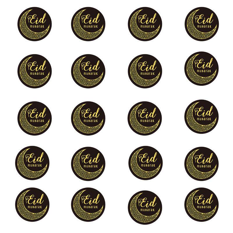 Sticker Letter EID Sticker Candy Seal Eid Mubarak Ramadan Decoration stickers