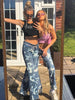 Slim Fit Slimming Versatile Personality Bootcut Jeans Pants women