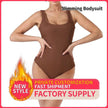 One piece Full body shaper Sleeveless Square neckline Bodysuit