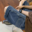 Men's Baggy Denim Cargo Shorts – Cotton Casual Jean Shorts for Men S–3XL