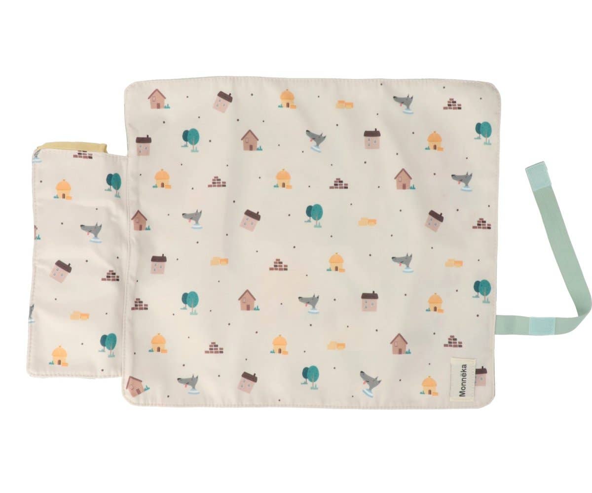 Tutete - Educational Tablecloth The 3 Little Pigs - Children's game