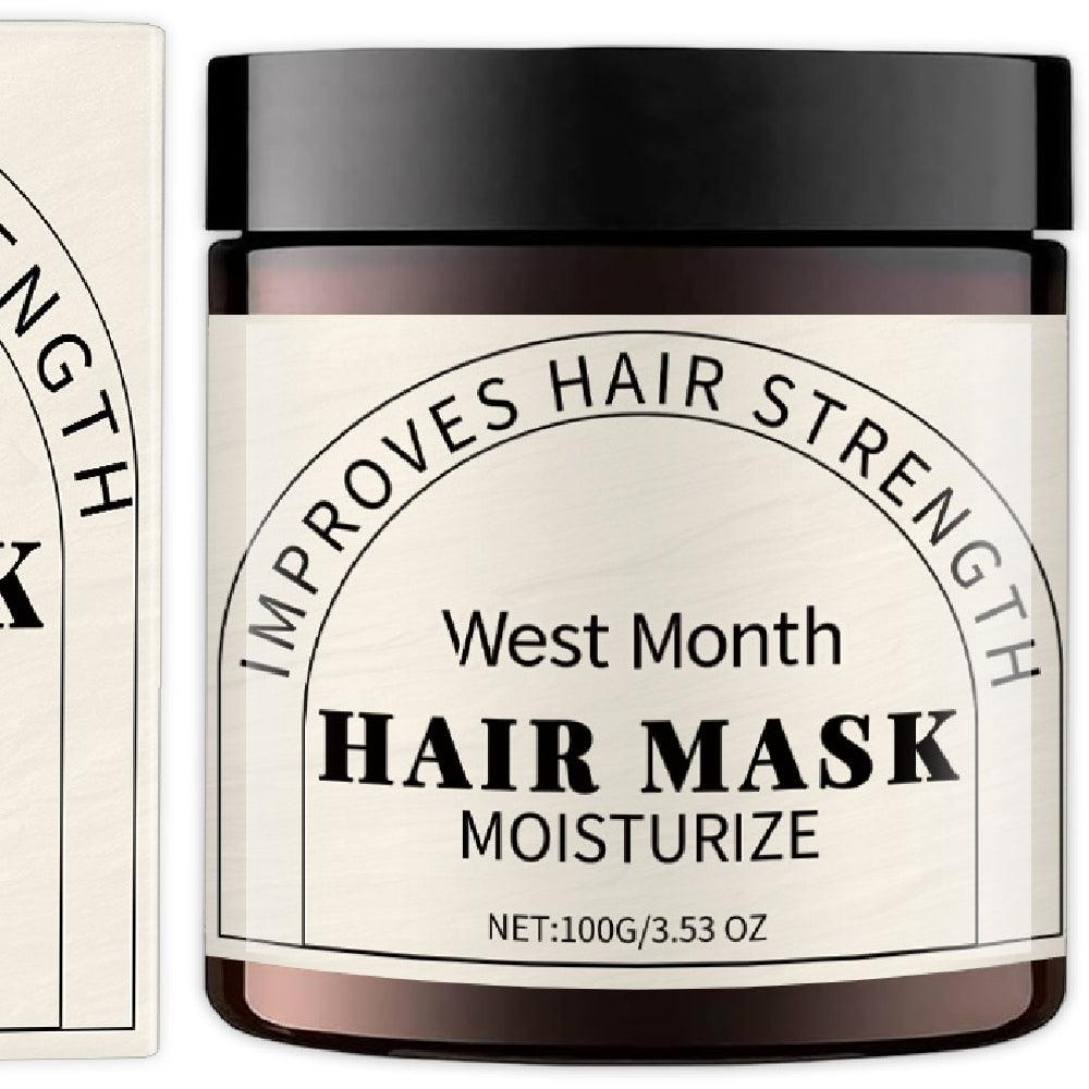 Shea Butter & Coconut Oil Hair Mask – Moisturising Repair Treatment with Mango Butter, Jasmine & Banana