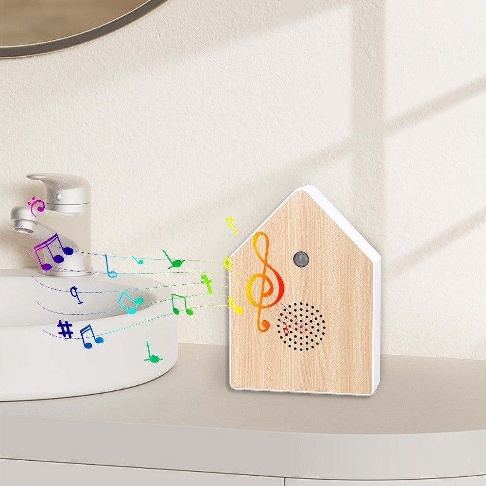 Motion-Activated Birdhouse Music Box with Bird Song Audio Player