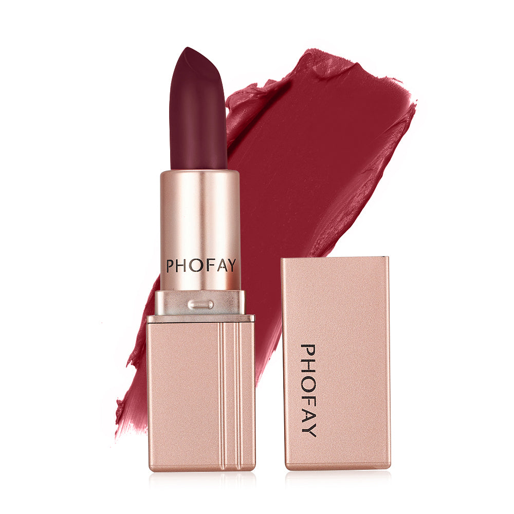 PHOFAY Matte Lipstick – Long-Lasting Waterproof Lip Colour (Singles & Sets)
