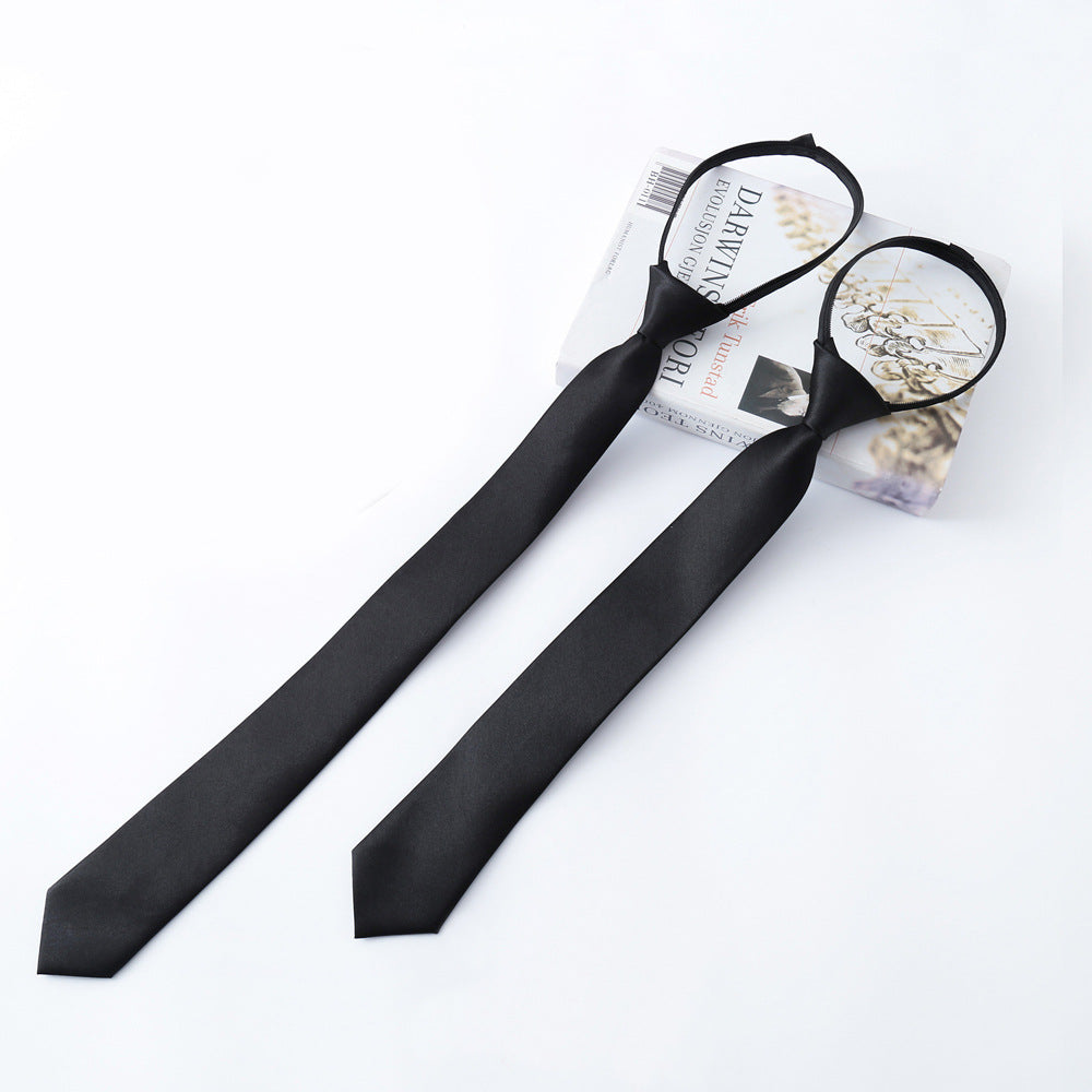 Men's Zip Tie Necktie – Polyester Arrow Bow Tie for Business & Formal Wear | Canada & USA
