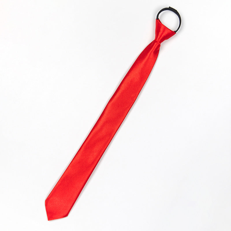 Men's Zip Tie Necktie – Polyester Arrow Bow Tie for Business & Formal Wear | Canada & USA