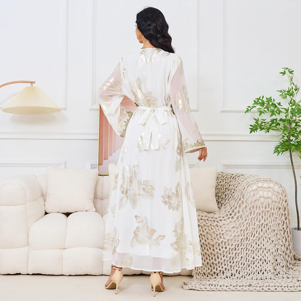 Bronzing Arabian Tourist Dress