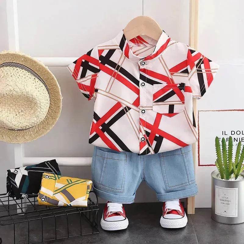 Cross-border Suit Short Sleeve Two-piece
