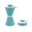 Collapsible Silicone Water Bottle – Foldable Leak-Proof BPA-Free Travel Bottle for Gym, Hiking & Outdoor | 500ml