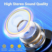 Bluetooth 5.3 Wireless Earbuds Noise Cancelling IPX8 Waterproof TWS Trucker Headset NFC
