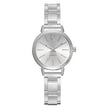 2pcs Narrow Strap Steel Strap Bracelet and  Quartz Watch women