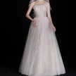 White Wedding Bridal Dress Light Yarn Dinner Tube Top Dress