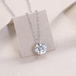Simple Pleasure - Top-quality Moissanite Fashionable Light Luxury Jewelry Pendant Necklace S925 Silver Plated Platinum