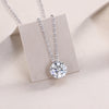 Simple Pleasure - Top-quality Moissanite Fashionable Light Luxury Jewelry Pendant Necklace S925 Silver Plated Platinum