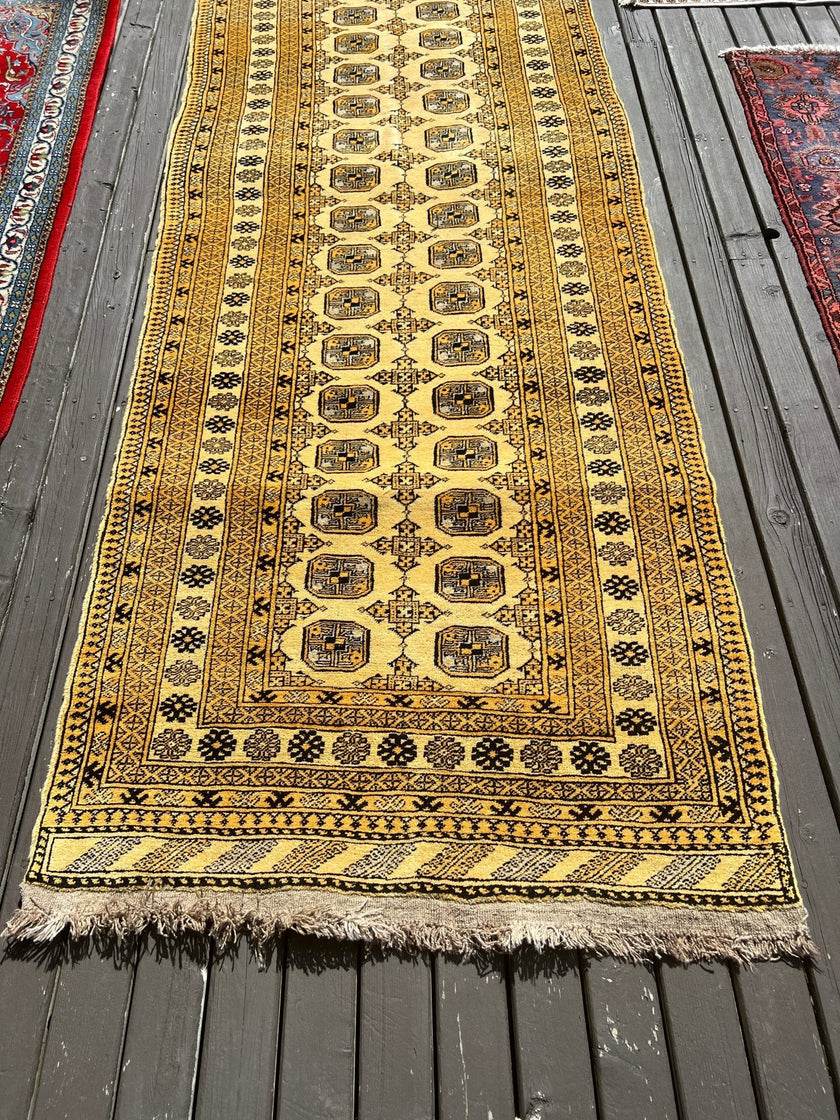 Afghan Bokhara Runner Rug | 3' 5