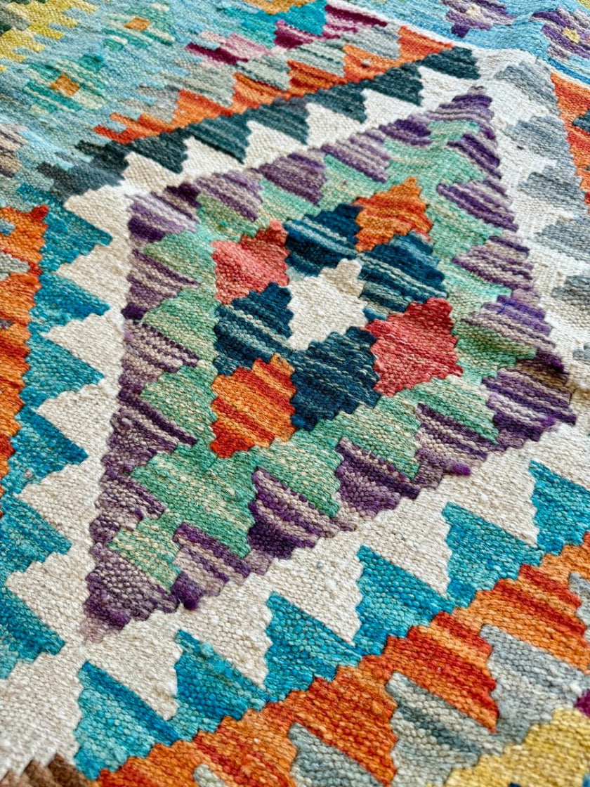 Afghan Chobi Kilim Runner | 2' 6
