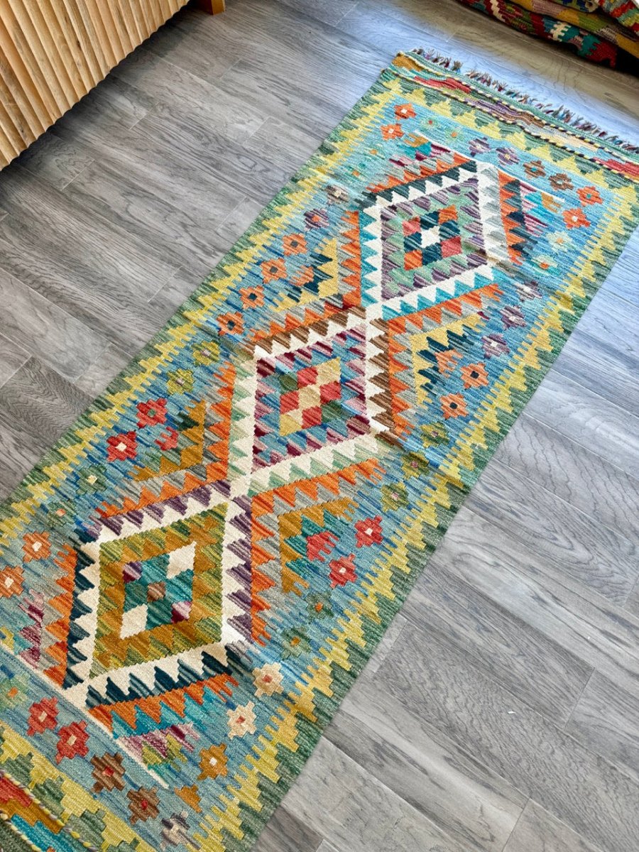 Afghan Chobi Kilim Runner | 2' 6
