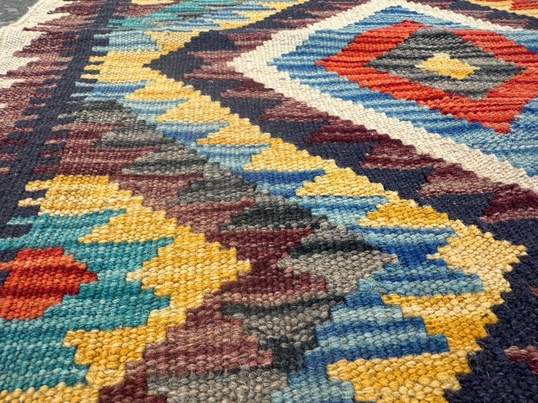 Afghan Maimana Kilim Rug | 2' 1