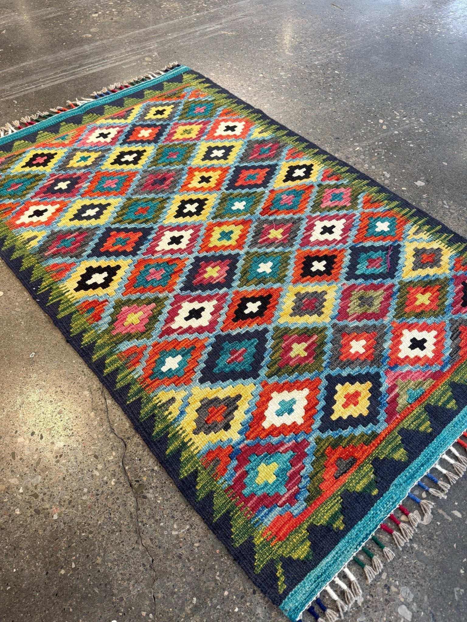 Afghan Maimana Kilim Rug | 2' 10