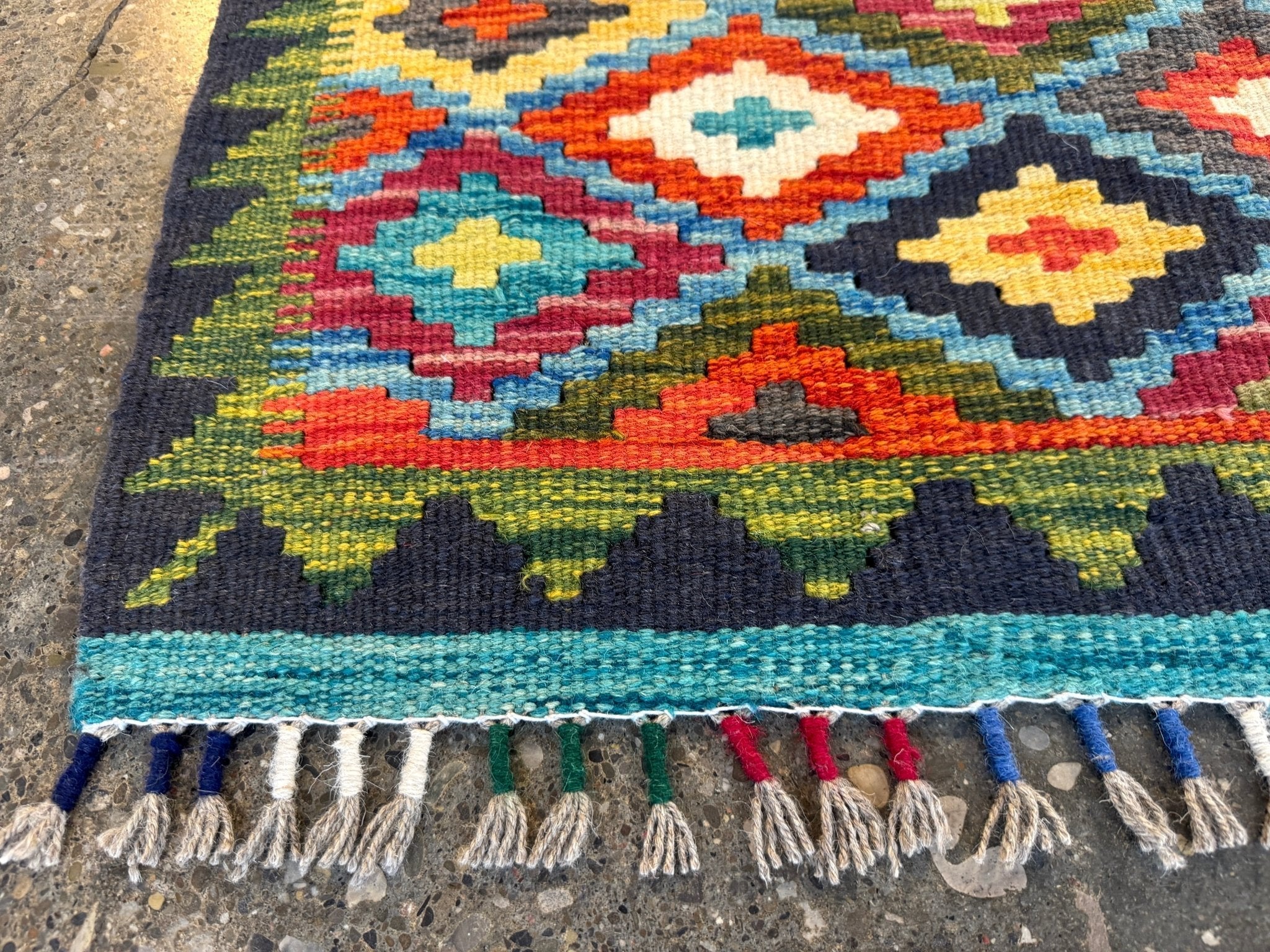 Afghan Maimana Kilim Rug | 2' 10