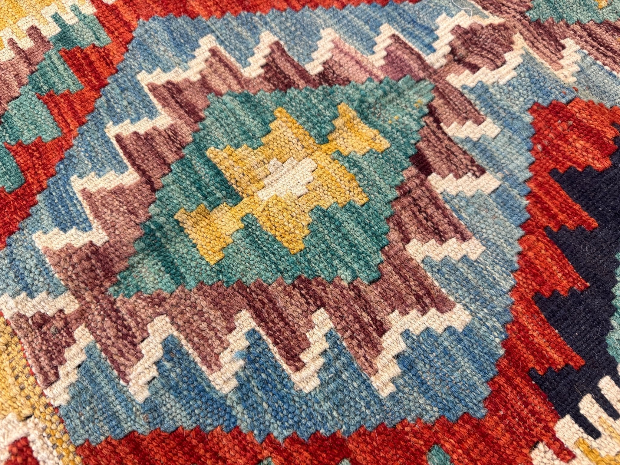 Afghan Maimana Kilim Rug | 2' 2