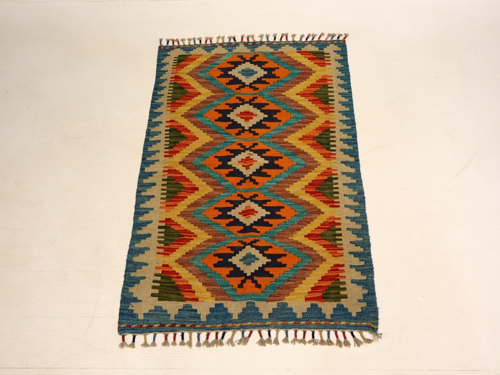 Afghan Maimana Kilim Rug | 2' 6