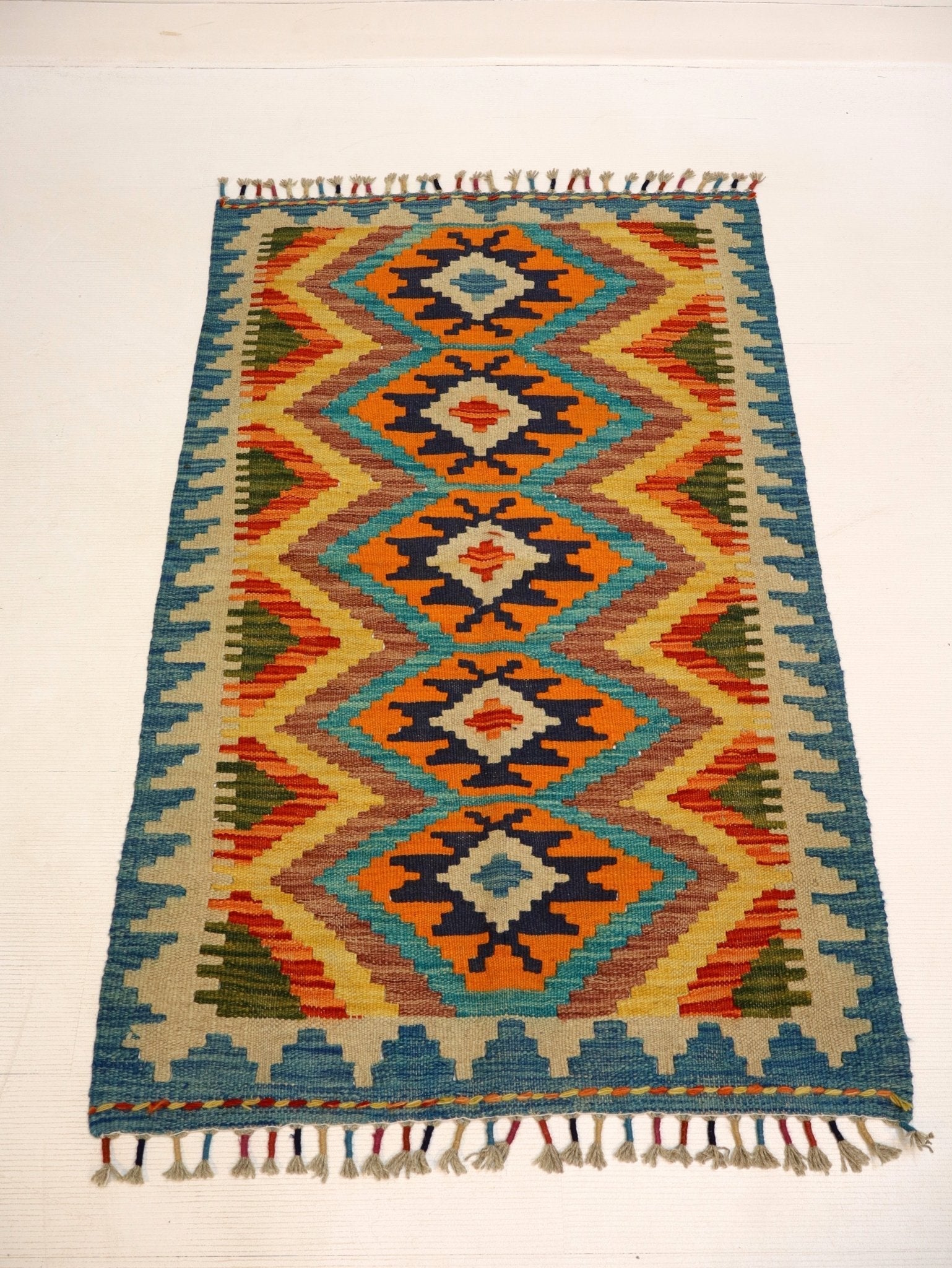 Afghan Maimana Kilim Rug | 2' 6