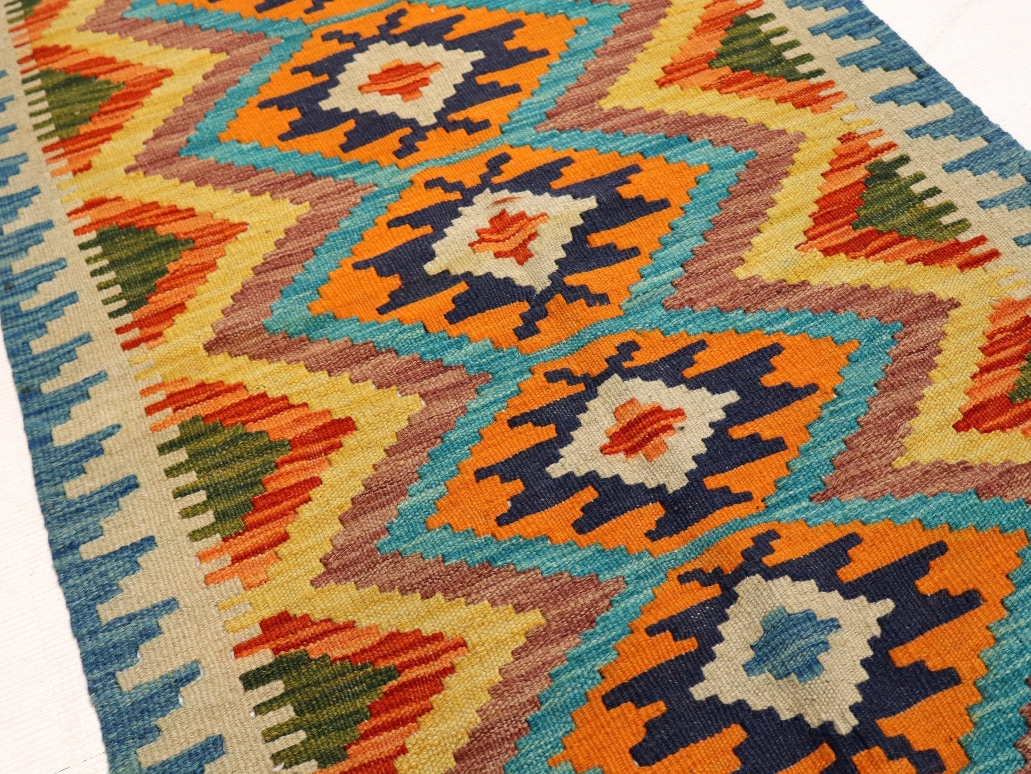 Afghan Maimana Kilim Rug | 2' 6