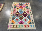 Afghan Maimana Kilim Rug | 2' 8