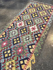 Afghan Maimana Kilim Rug | 2' 8