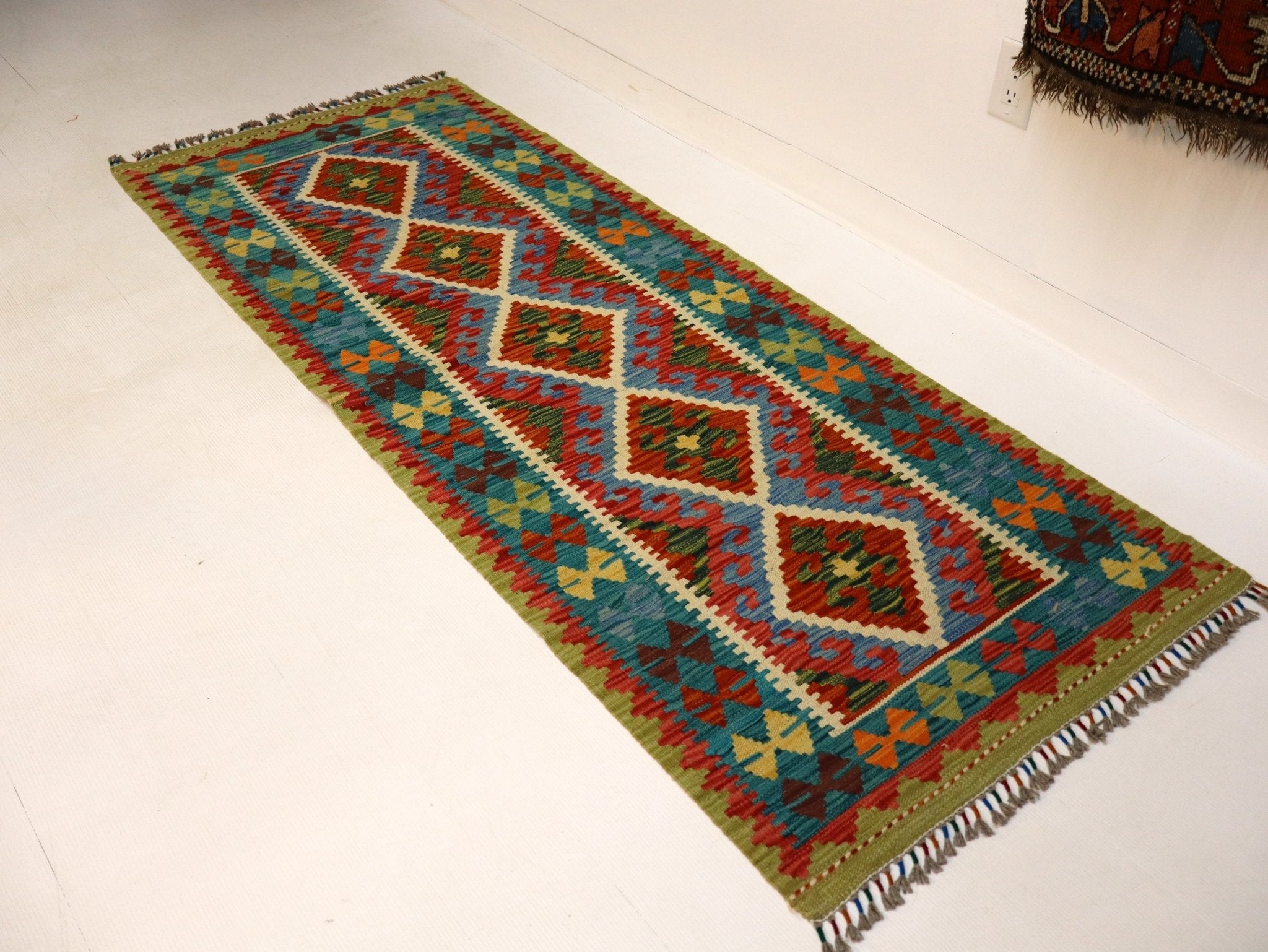 Afghan Maimana Kilim Rug | 2' 8