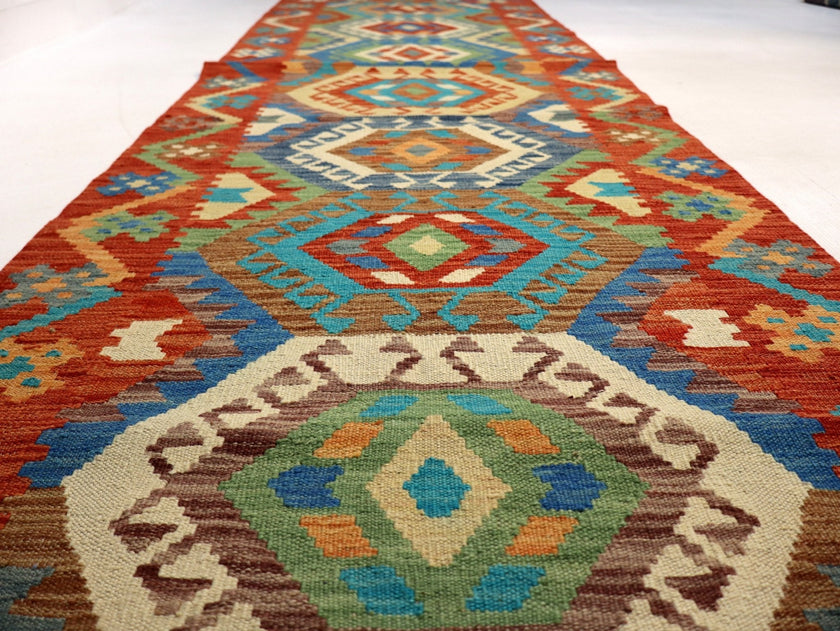Afghan Maimana Kilim Rug | 2' 9