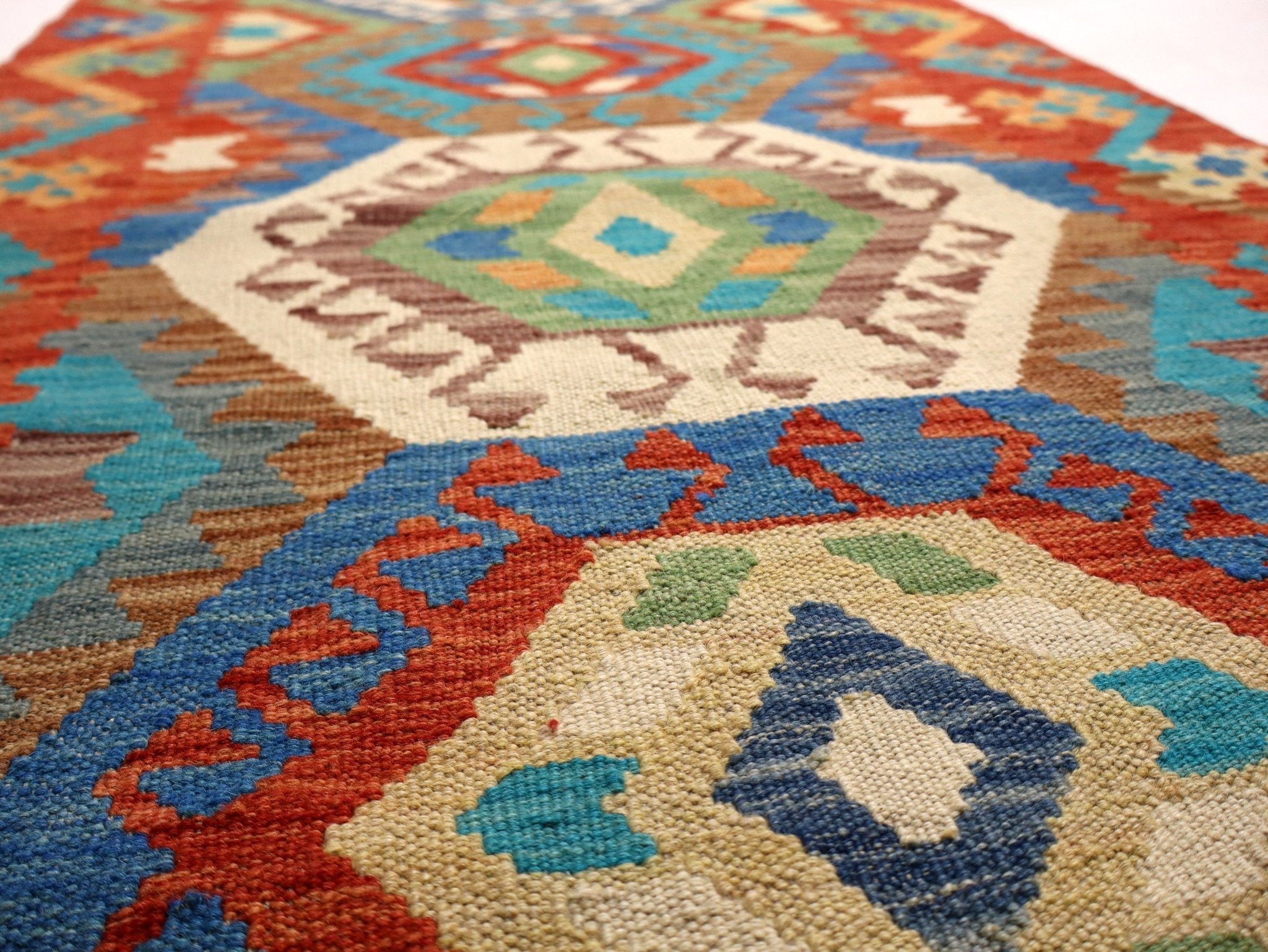 Afghan Maimana Kilim Rug | 2' 9