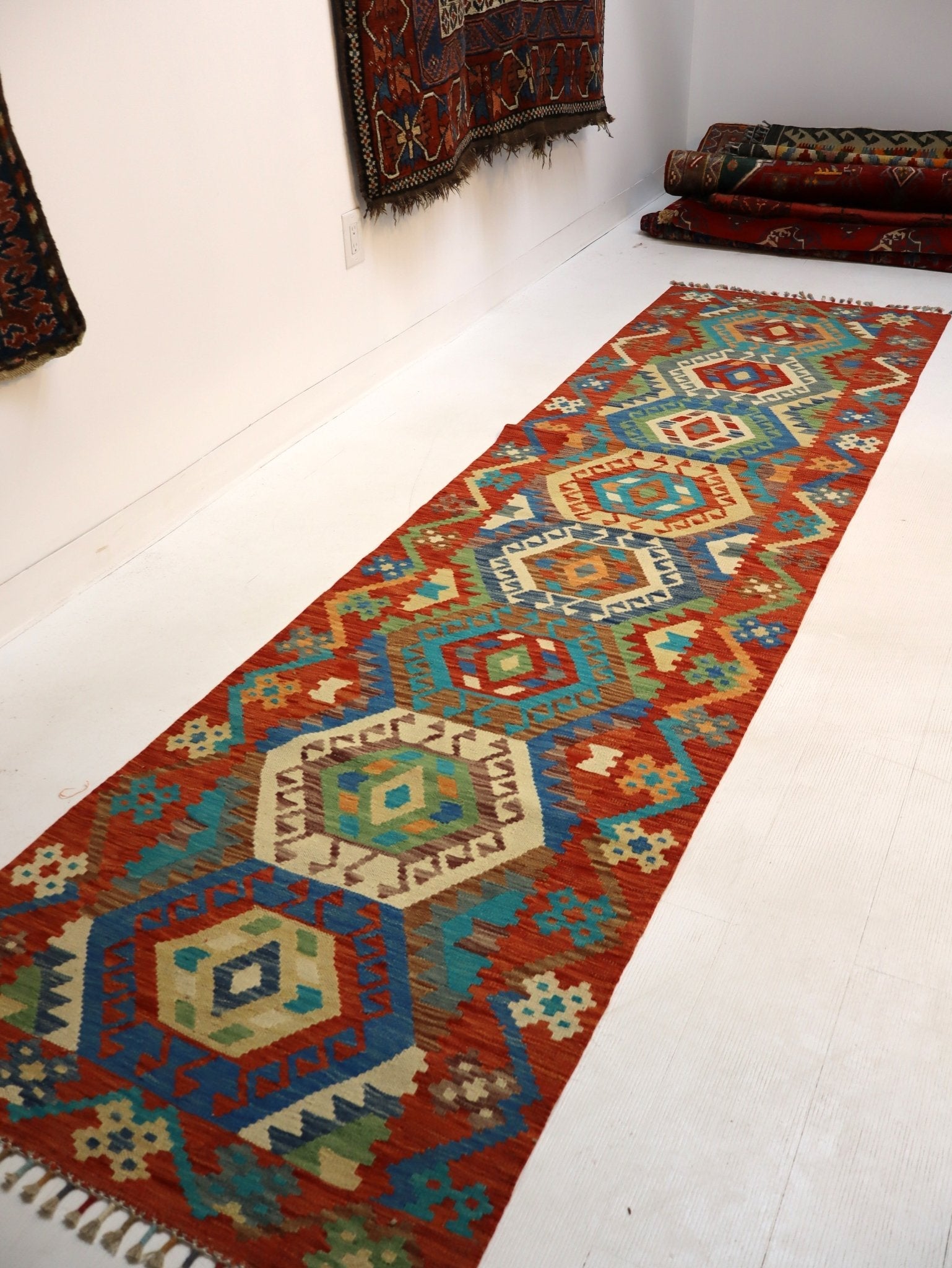 Afghan Maimana Kilim Rug | 2' 9
