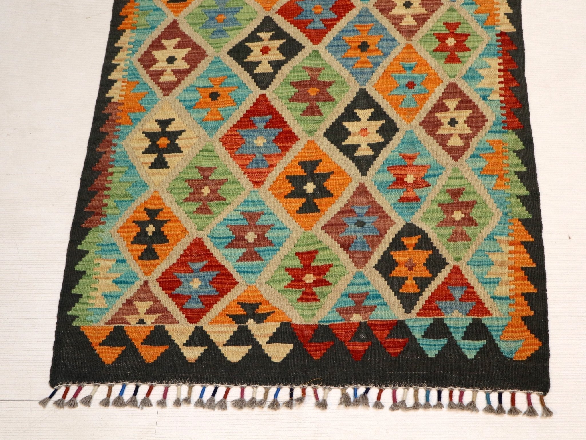 Afghan Maimana Kilim Rug | 2' 9