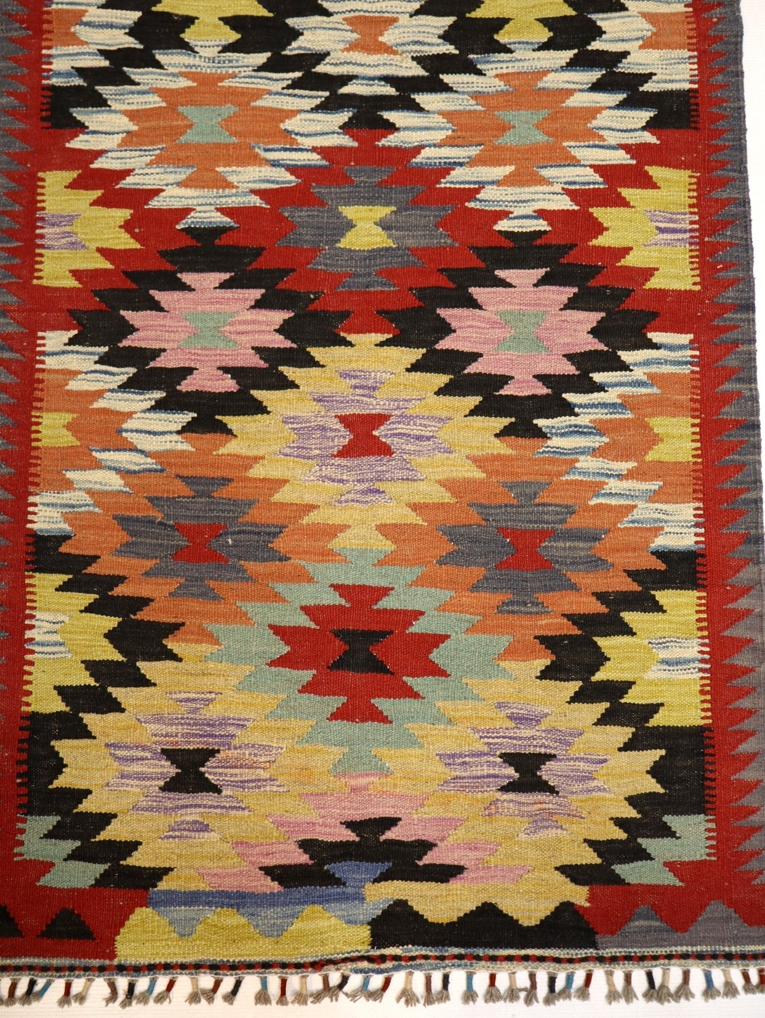 Afghan Maimana Kilim Rug | 3' 3