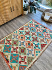 Afghan Maimana Kilim Rug | 3' 5
