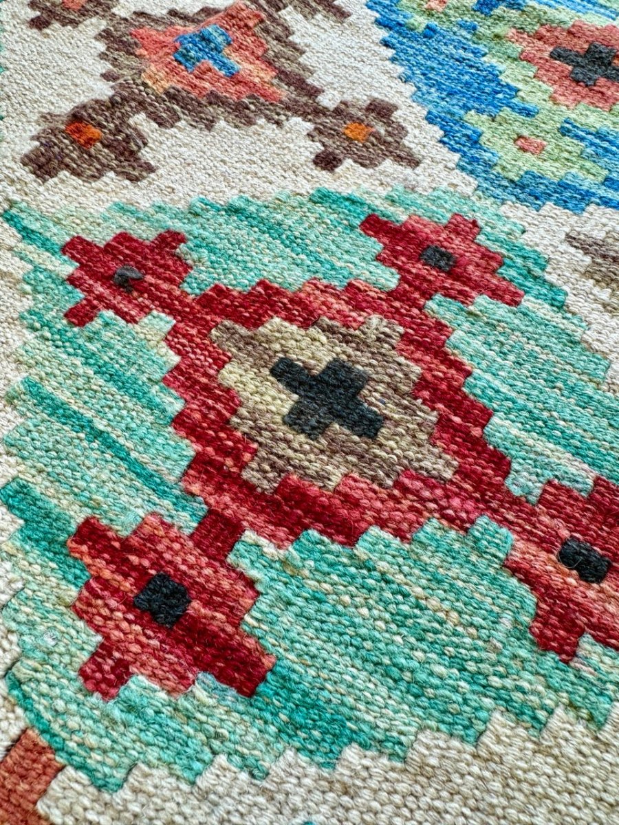 Afghan Maimana Kilim Rug | 3' 5