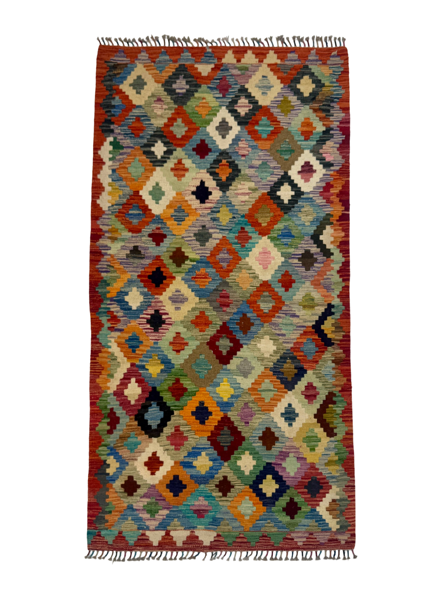 Afghan Maimana Kilim Rug | 3' 5