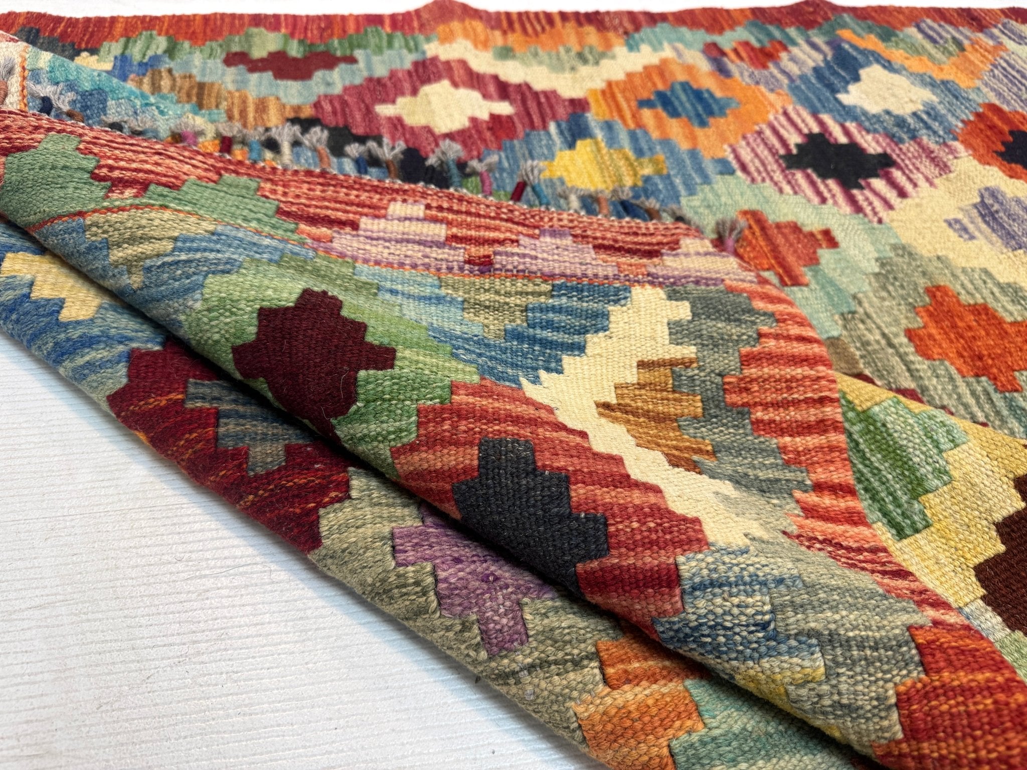 Afghan Maimana Kilim Rug | 3' 5