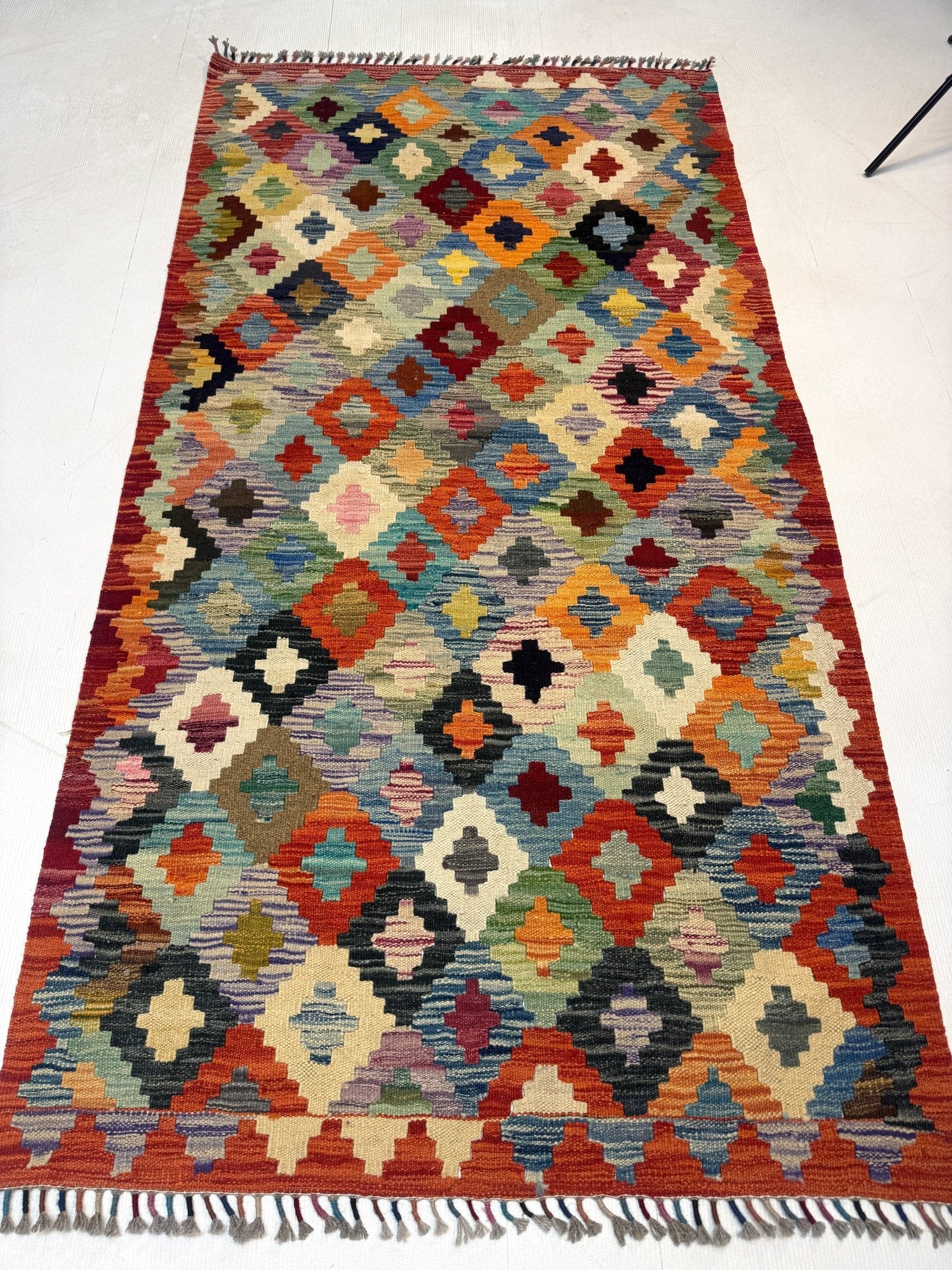 Afghan Maimana Kilim Rug | 3' 5
