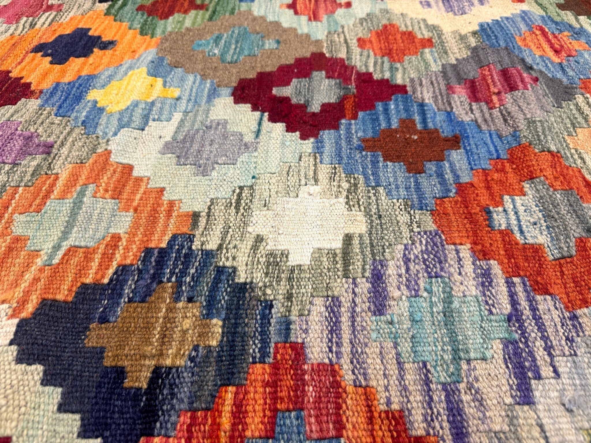 Afghan Maimana Kilim Rug | 3' 5