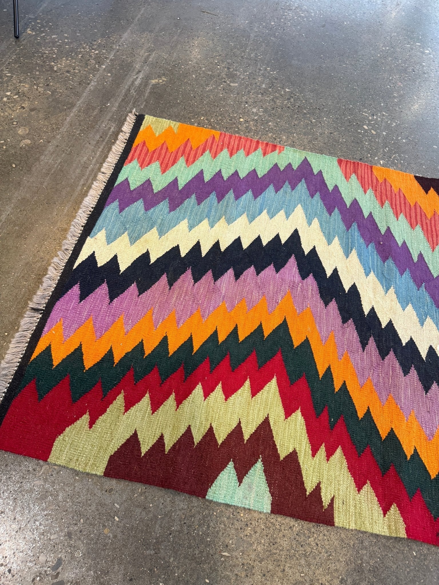 Afghan Maimana Kilim Rug | 3' 6
