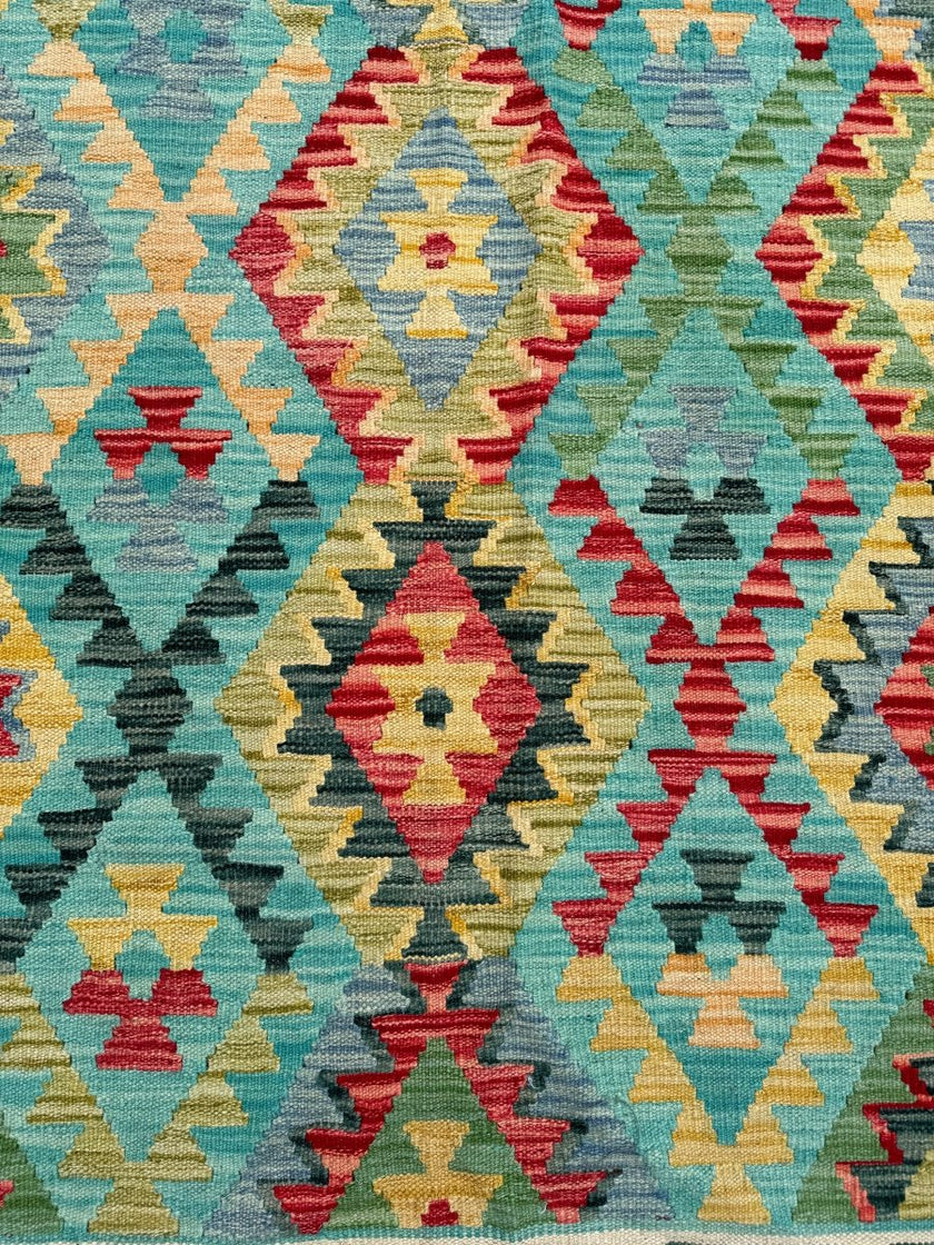 Afghan Maimana Kilim Rug | 4' 11
